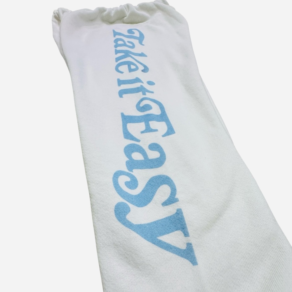 Spiritual Gangster White Easy Perfect Terry Sweatpants - Picture 4 of 6